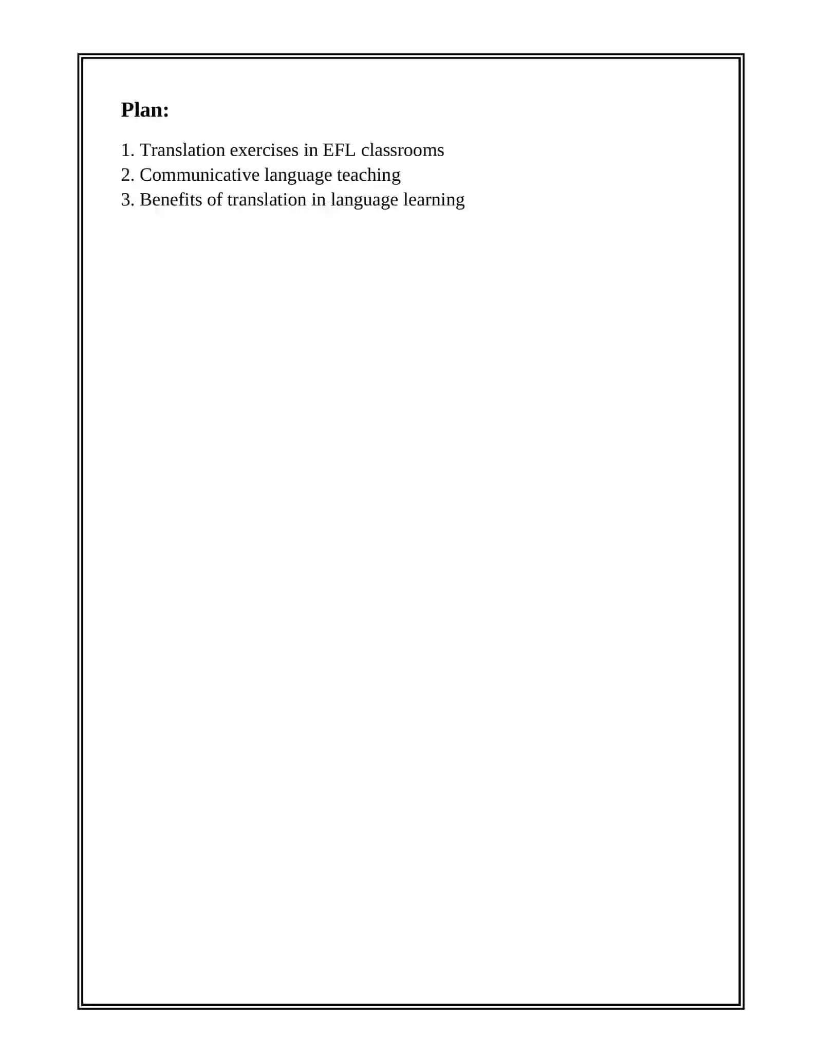 EUN-YOUNG KIM, USING TRANSLATION EXERCISES IN THE COMMUNICATIVE EFL WRITING CLASSROOM 2