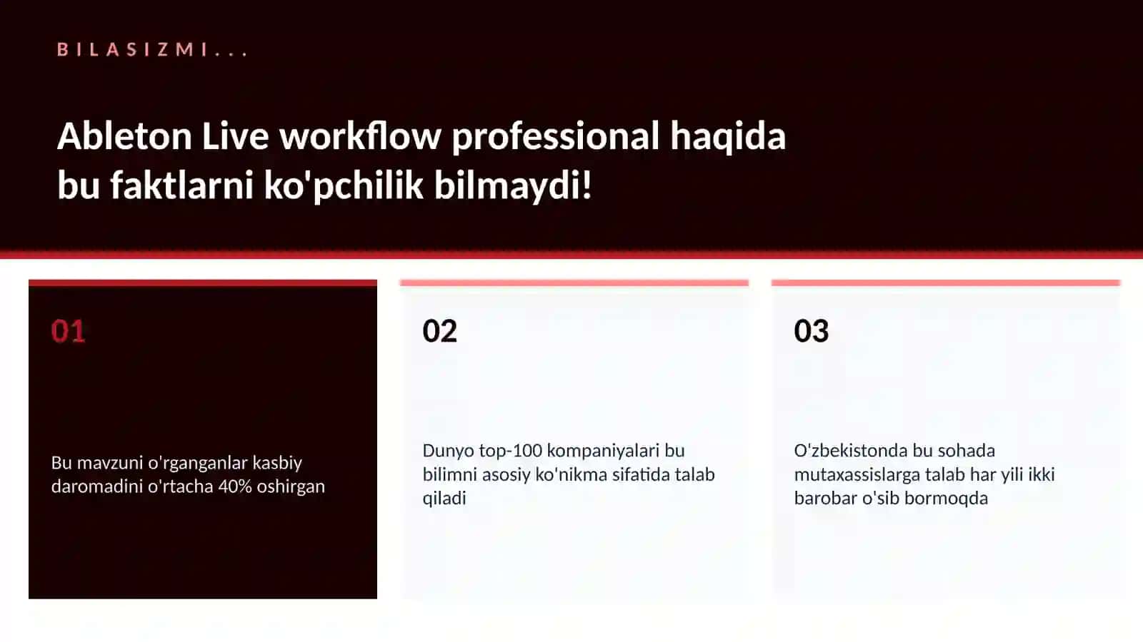 Ableton Live workflow professional 2