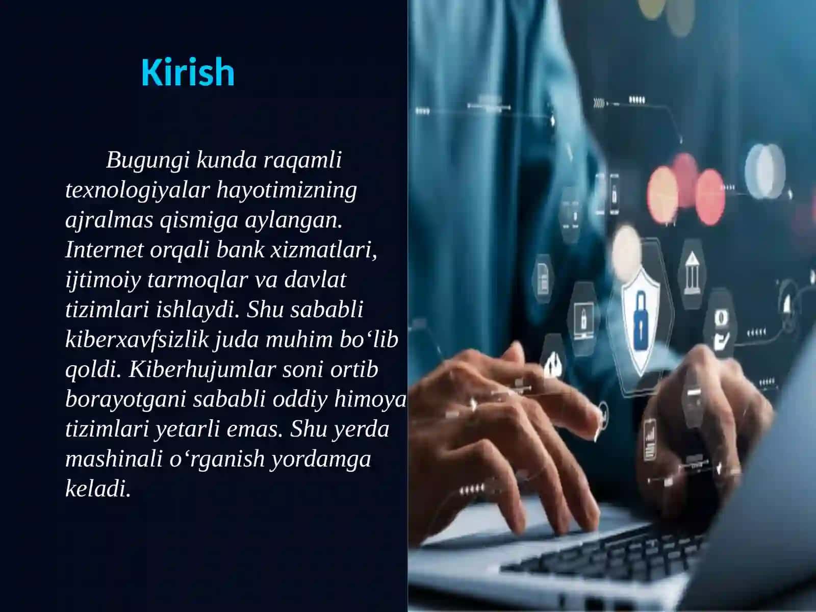 Kiberxavfsizik va mashinali o'rganish 2