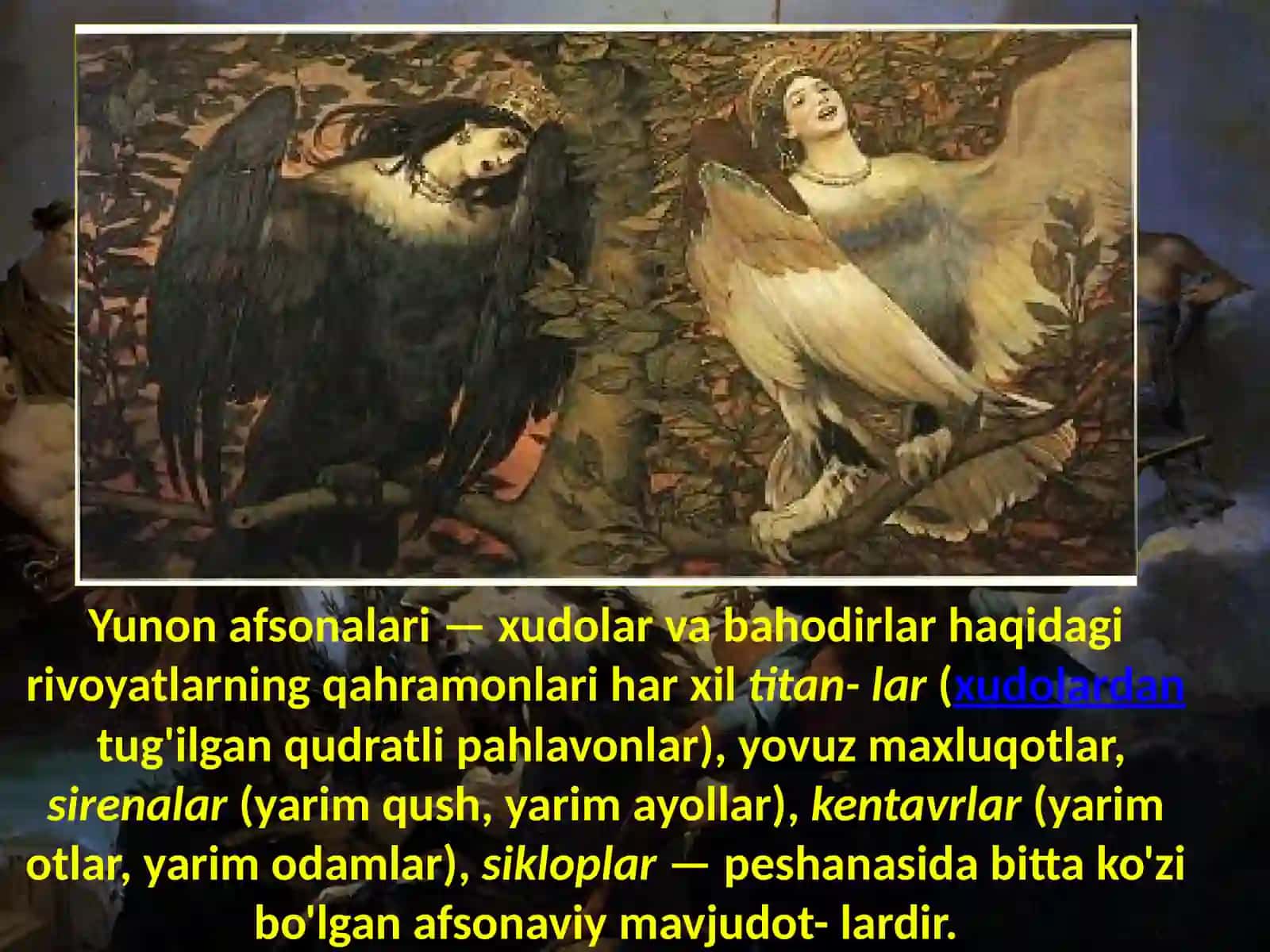 QADIMGI YUNONISTONAFSONALARI 2