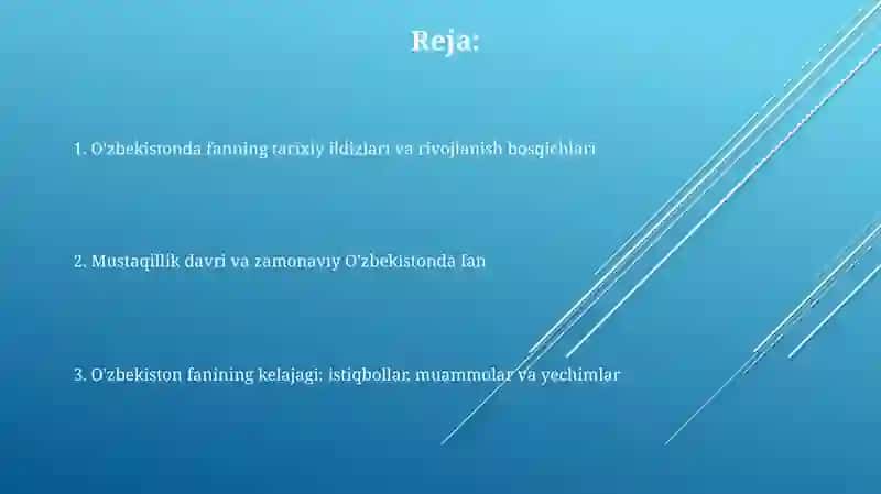 O'zbekiston tarixi ilm fan 2