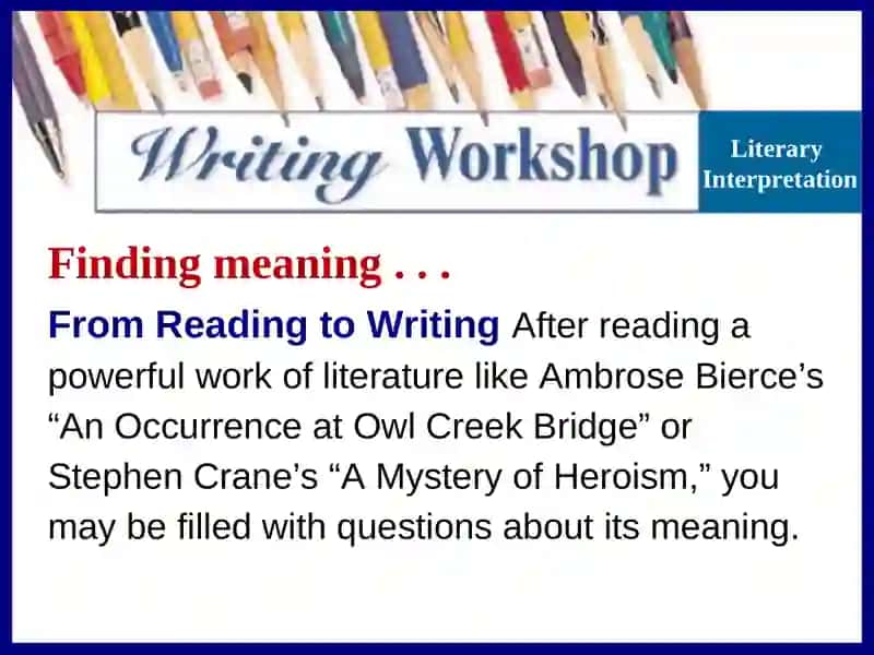 Writing a Literary Interpretation 2