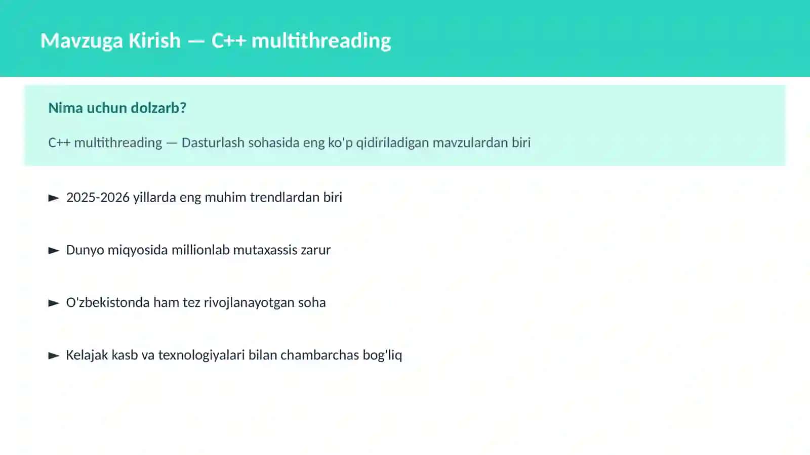 C++ multithreading 2