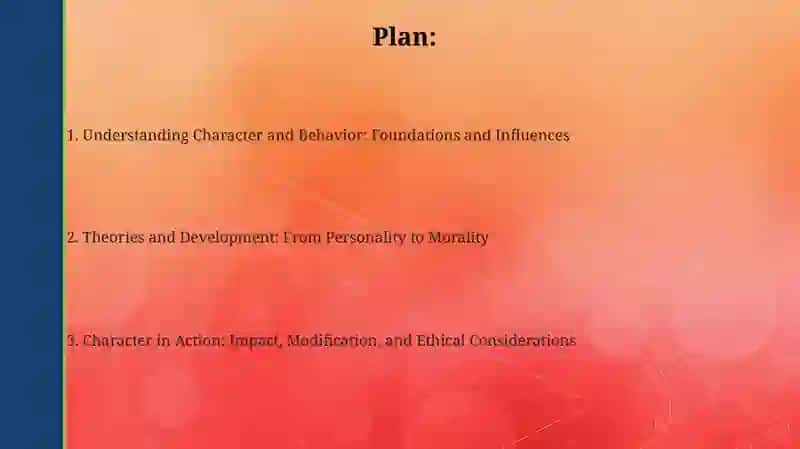 Character and Behavior 2
