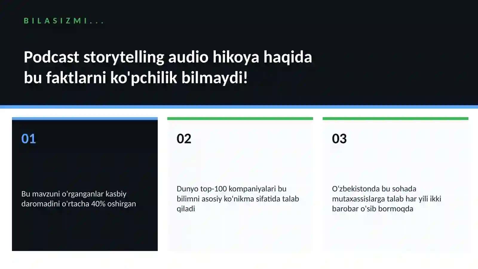 Podcast storytelling audio hikoya 2