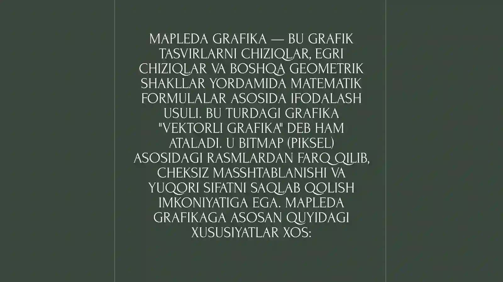 MAPLEDA GRAFIKA 2