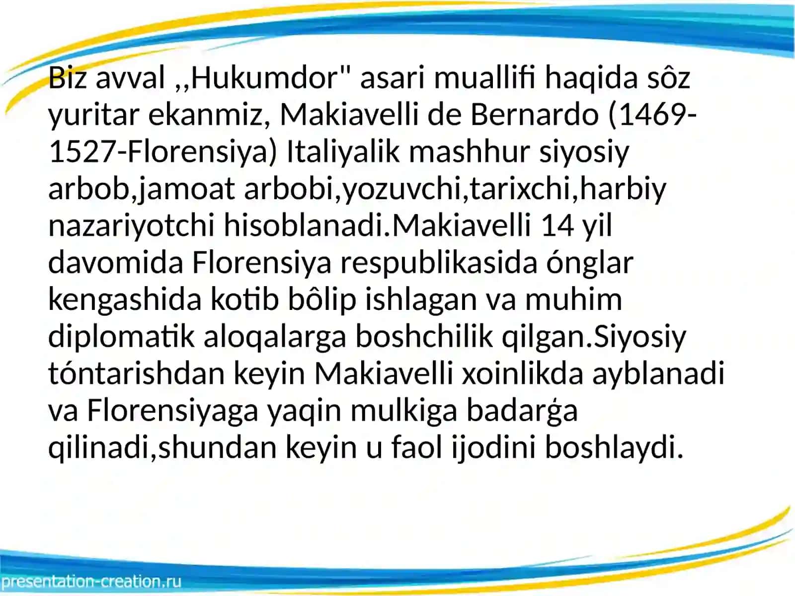 NIKKOLO  MAKIAVELLI ,,HUKUMDOR. 2