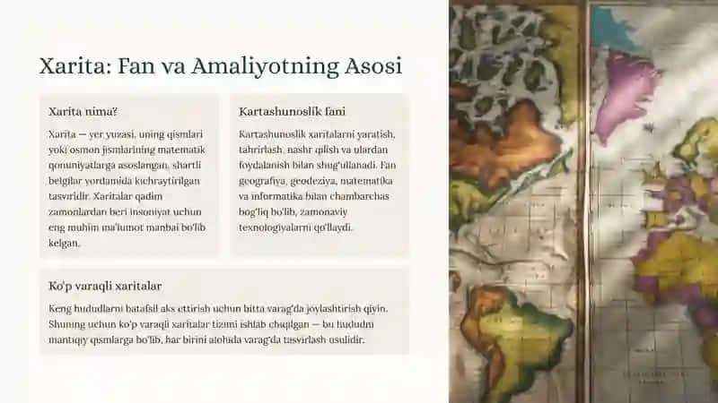 Xaritalarning Razgrafiyasi 2