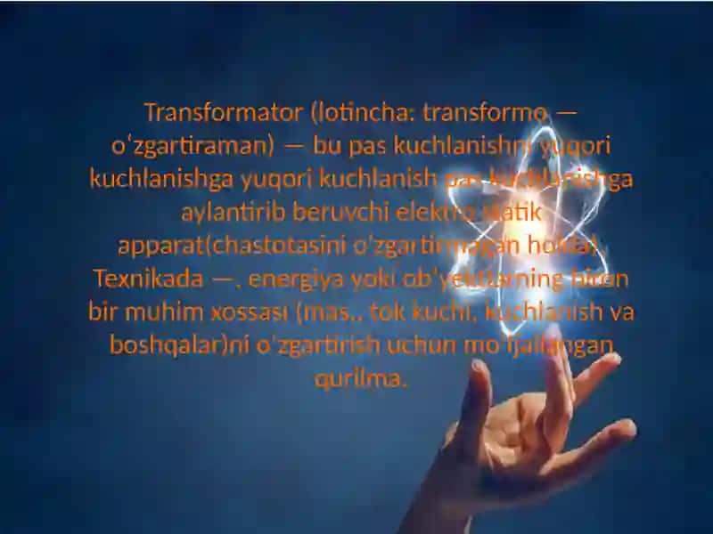 Transformatorlar 2