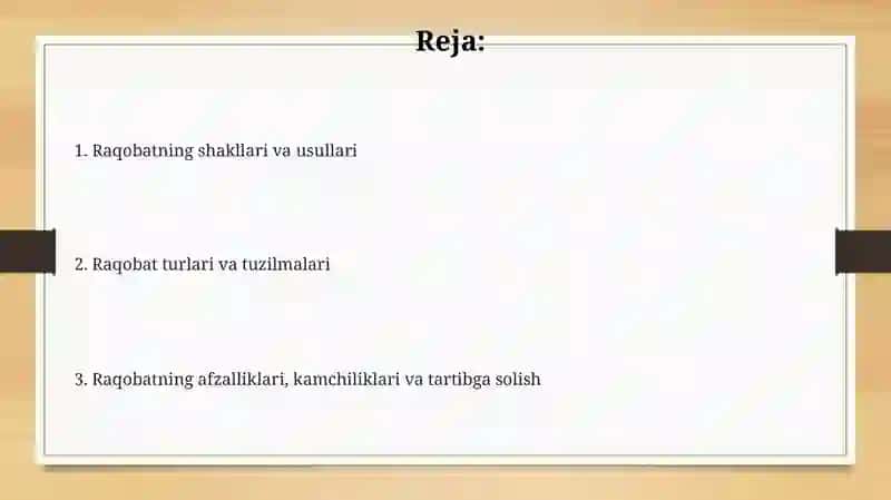 Raqobatningshakllarivausullari 2