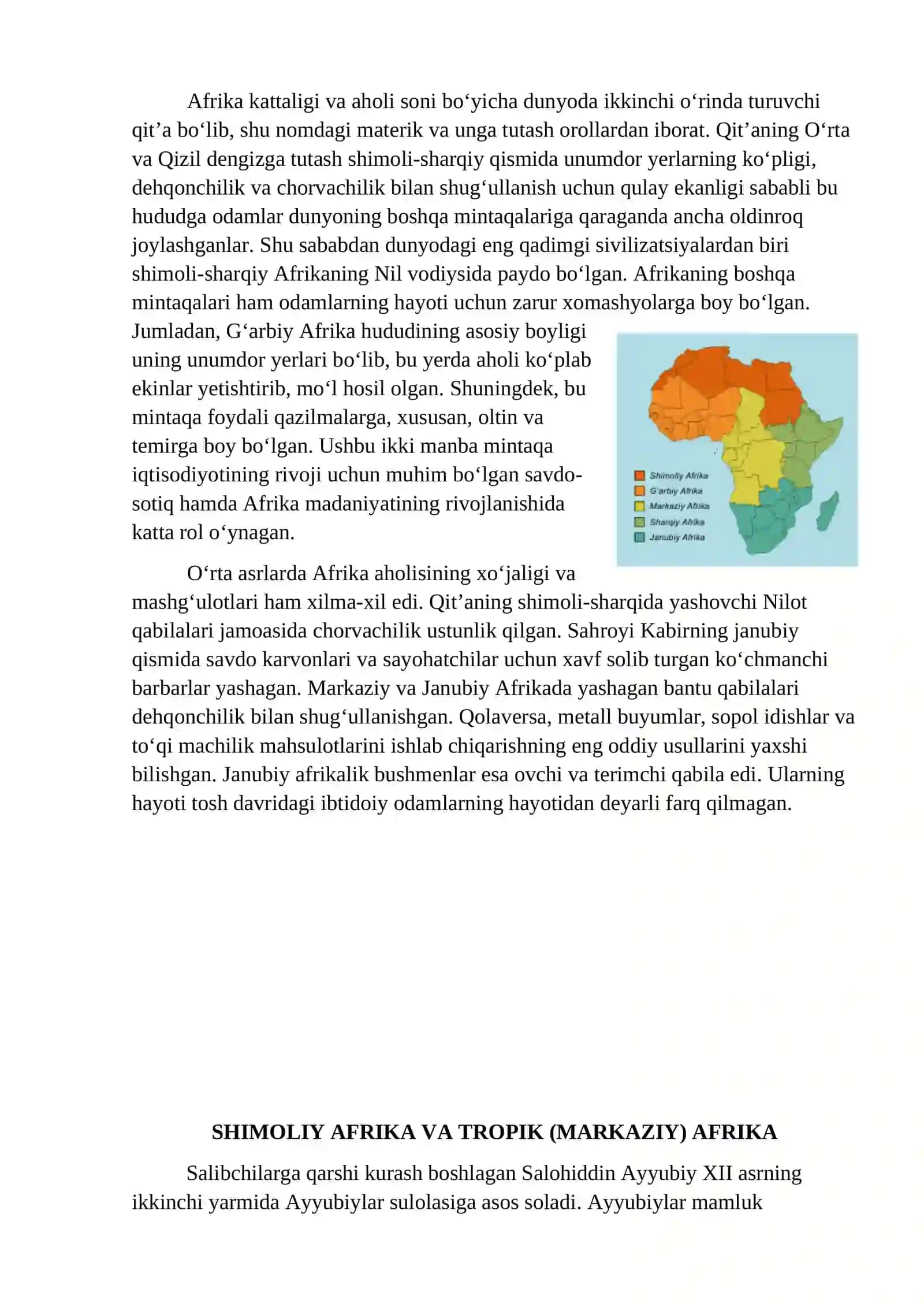 O‘rta asrlarda Afrika 2