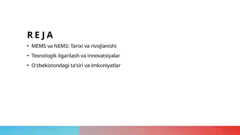 MEMS va NEMS: Tarixi va rivojlanishi 2