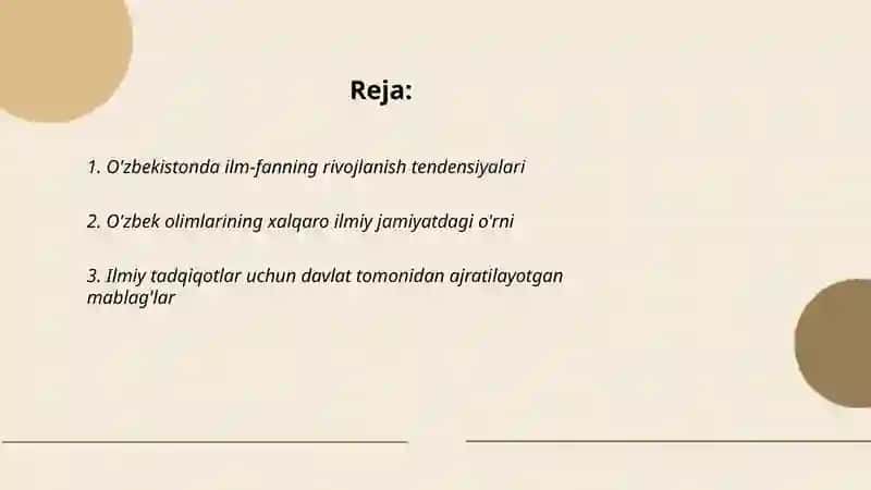 O‘zbekiston ilm-fani: yangilanish va yutuqlar 2