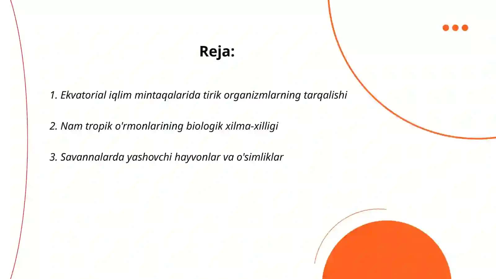 Iqlim mintaqalari kesimida tabiat zonalarida tirik organizmlarning tarqalishi va yashash sharoiti 2