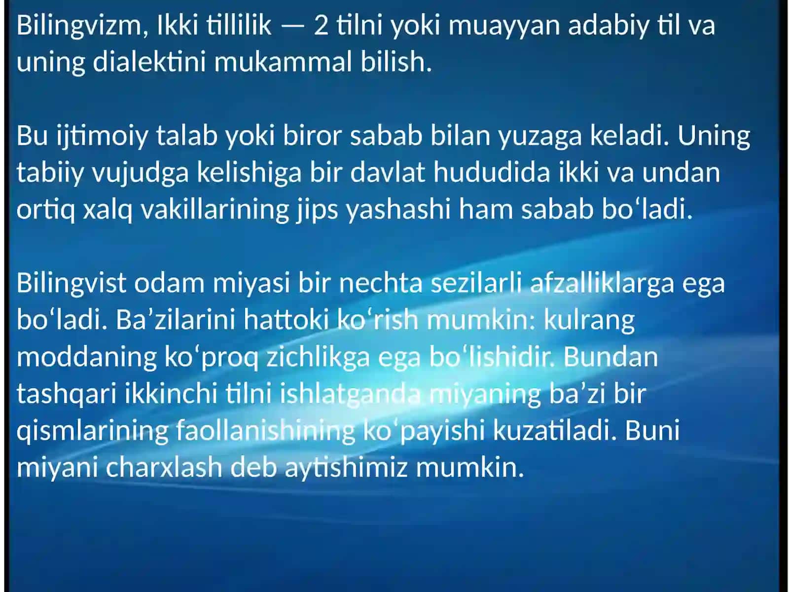 Bilingvizmlar 2