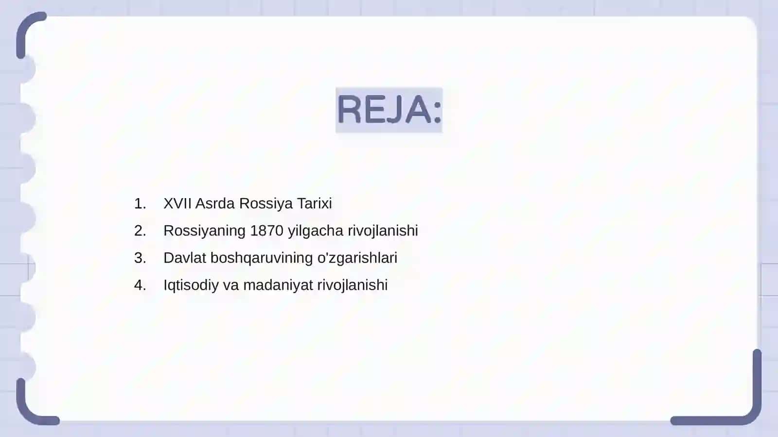 XVII Asrda Rossiya Tarixi 2