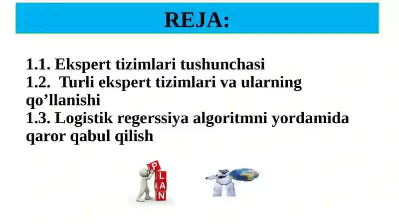 Ekspert tizimlar 2