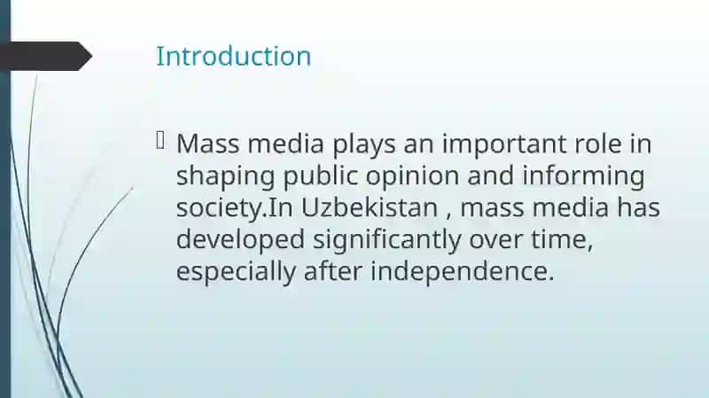 Mass Media in Uzbekistan 2