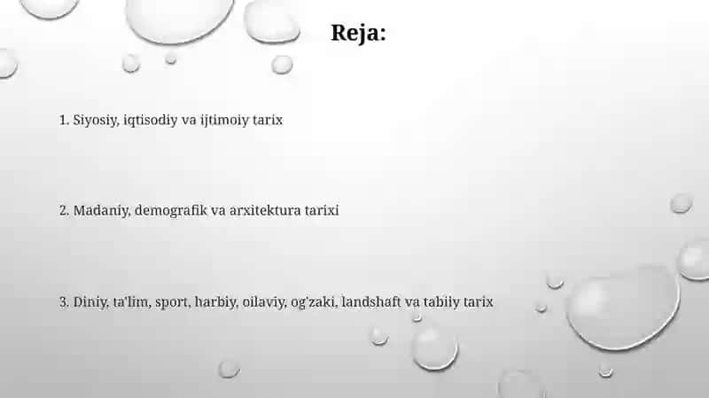 O'lkashunoslik turlari 2