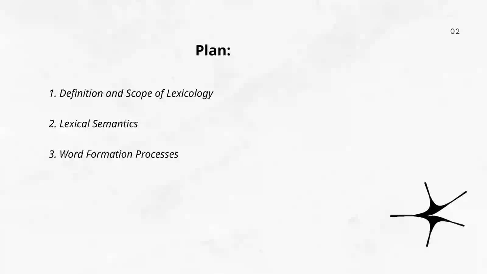 The problems of lexicology 2