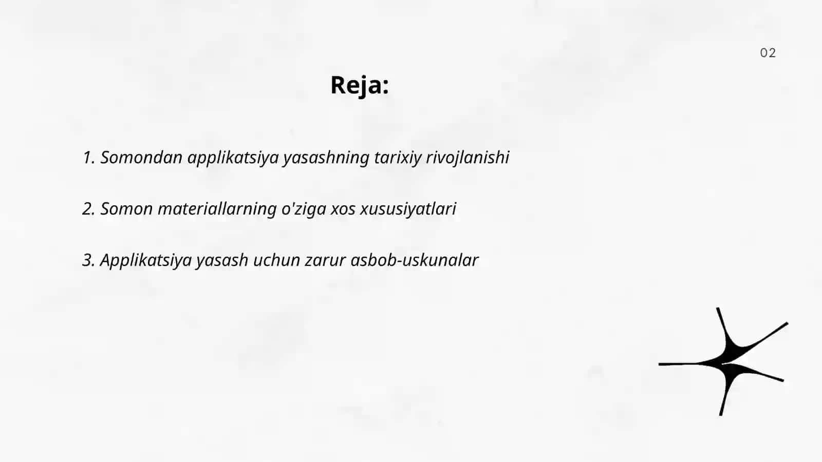 Somondan applikatsiya yasash 2