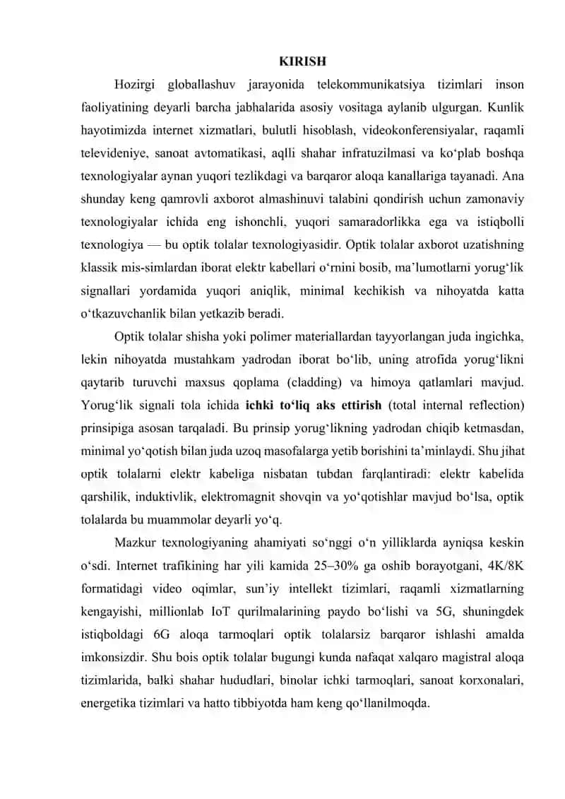 Optik tolalarning turlari va ularning xususiyatlar 2