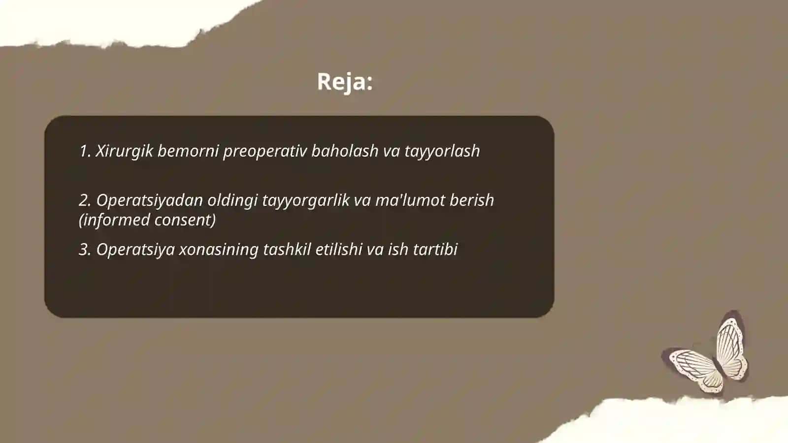 Xirurgik bemorlarni parvarishlash tushunchasi xirurgik yordam tuzilishi va uni tashkilashtirish 2