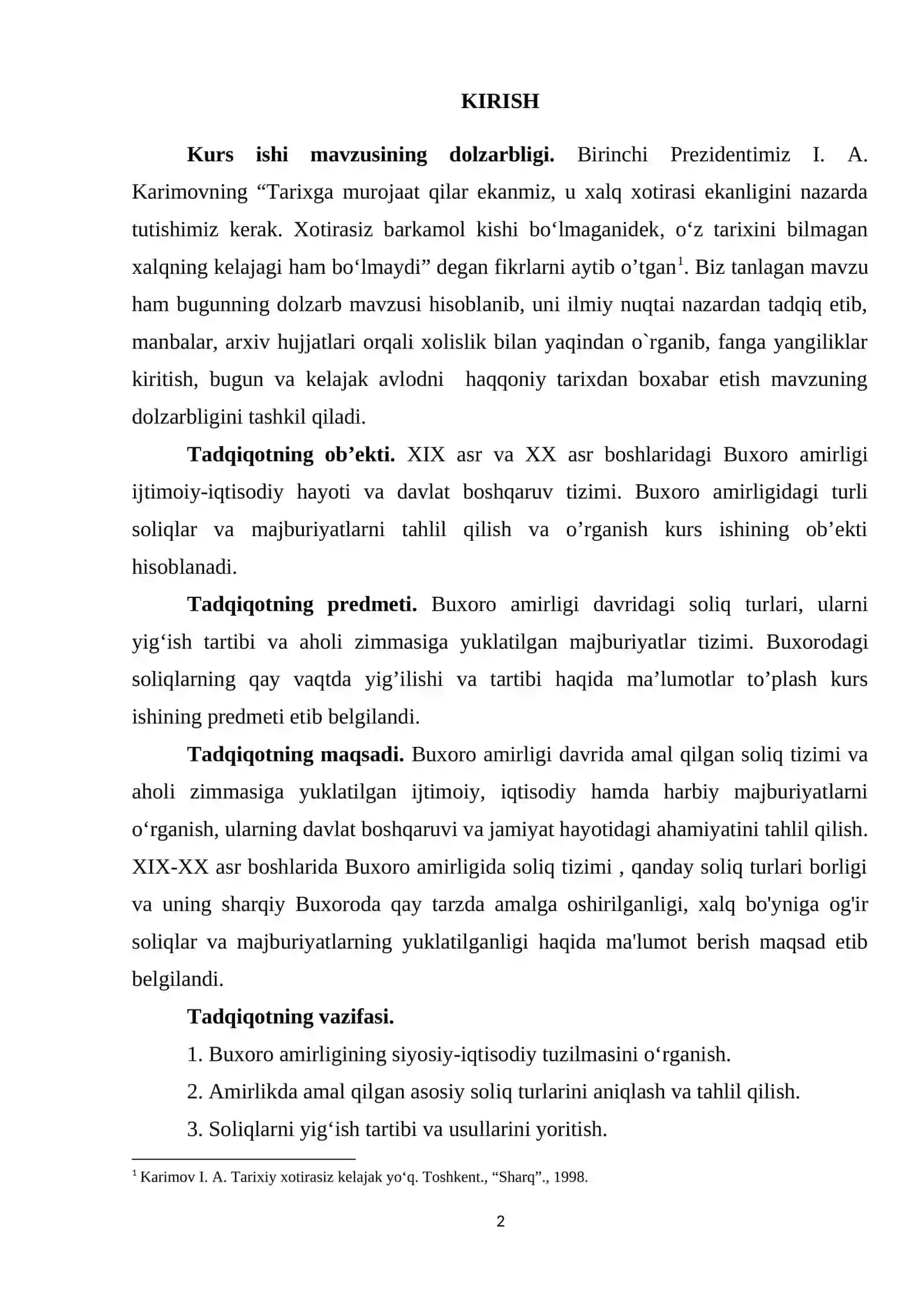 Buxoro amirligida soliq va majburiyatlar 2