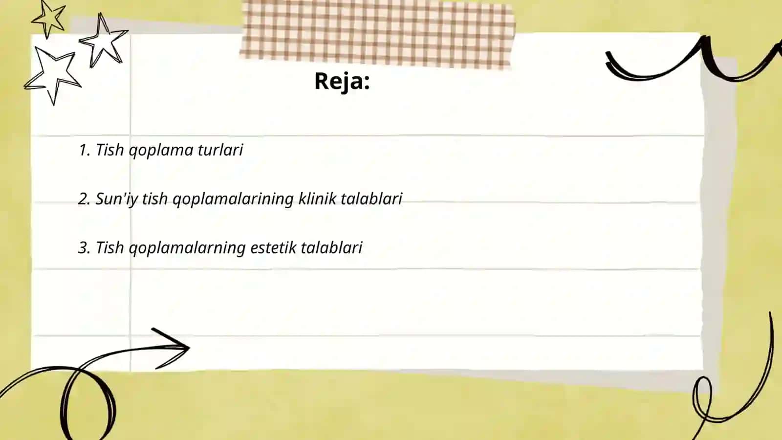 Tish qoplama turlari 2