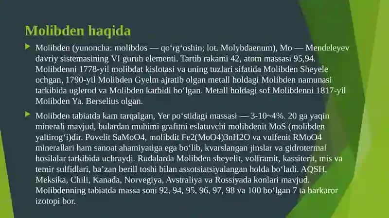 Molibden 2