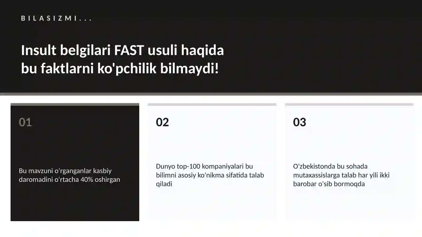 Insult belgilari FAST usuli 2