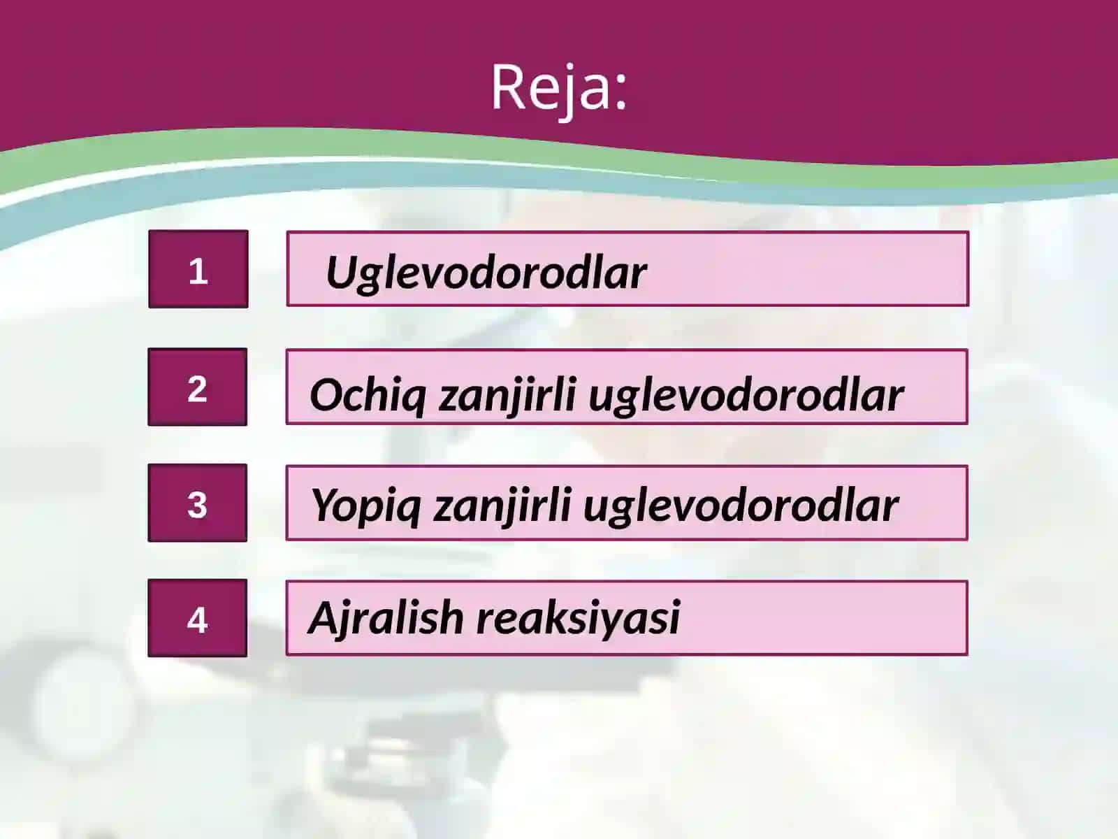 Organik birikmalarning iflanishi 2