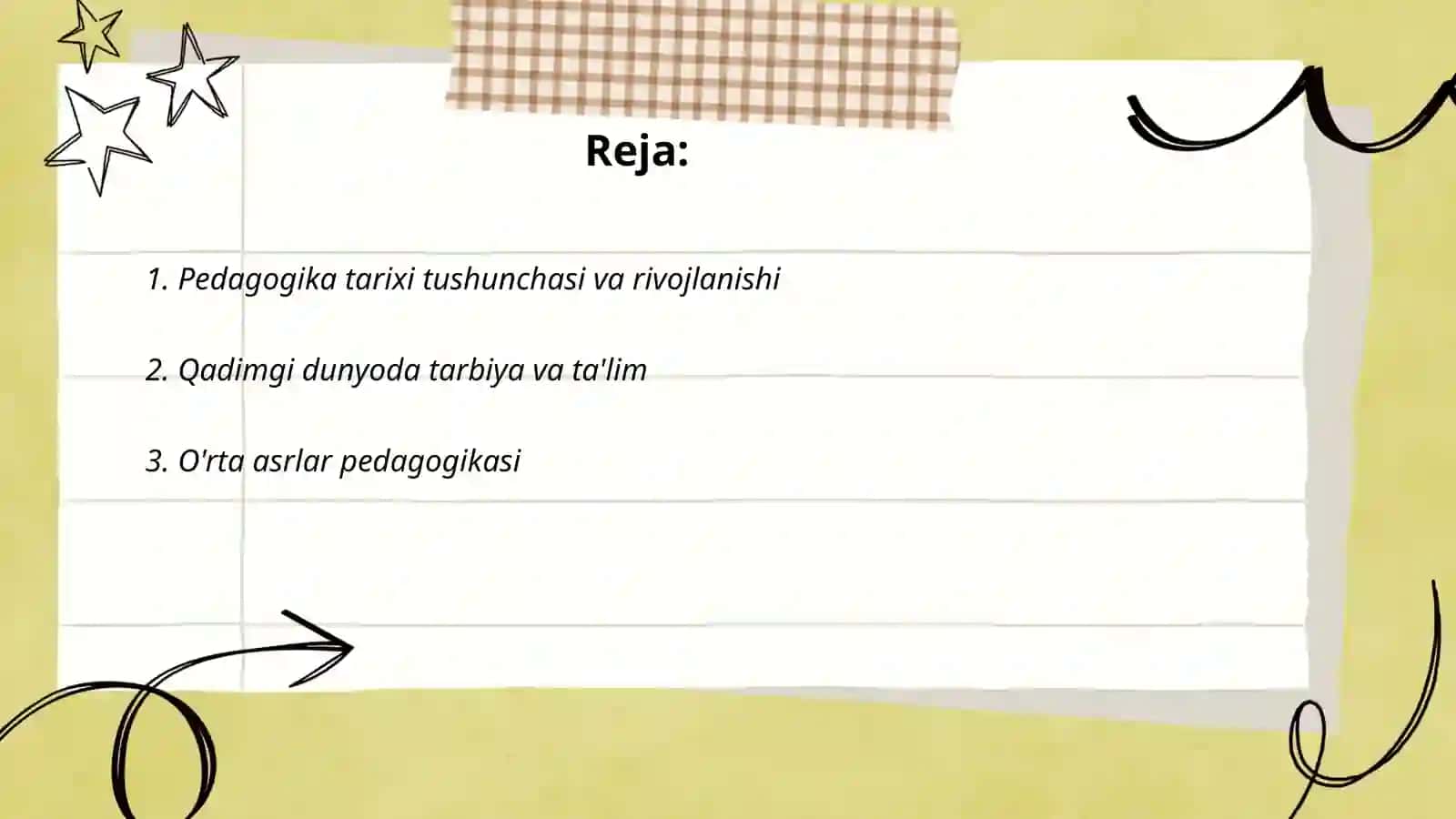 Pedagogika tarixi va talim 2
