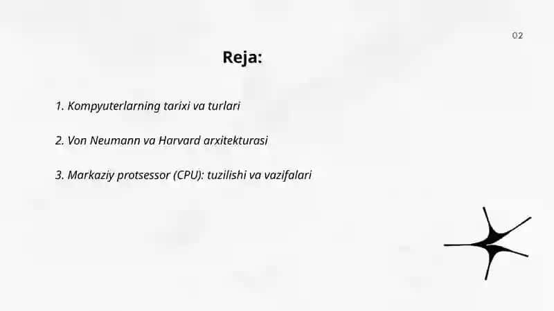 Kompyuterlarning tarixi va turlari 2