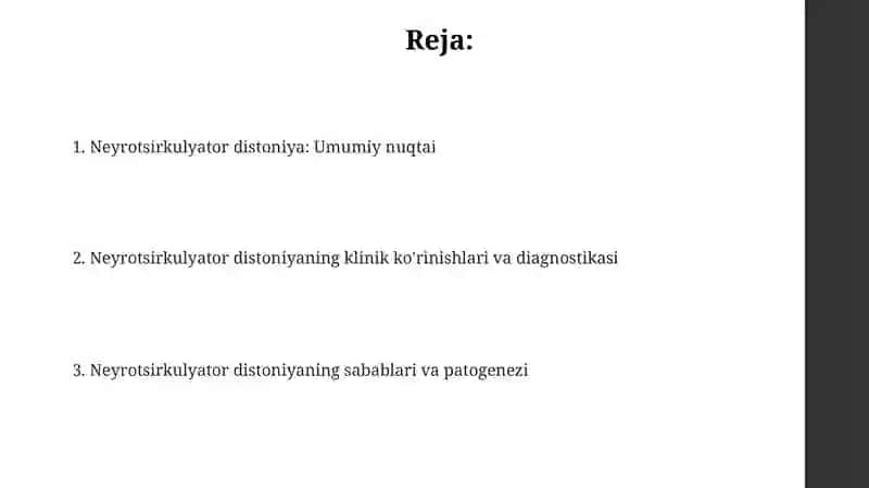 Neyrotsirkulyator distoniya 2