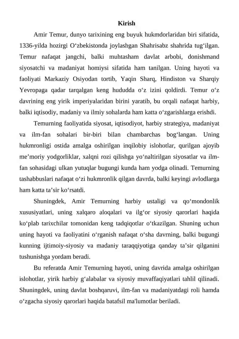 Amir temur buyuk davlat arbobi 2