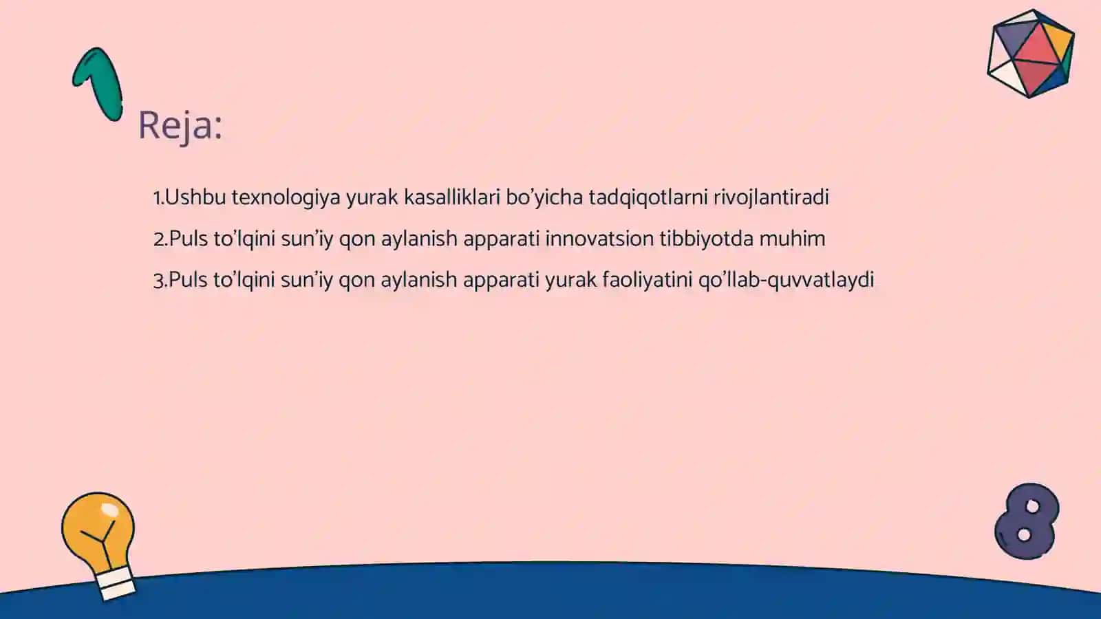 Puls to’lqini sun’iy qon aylanish apparati 2