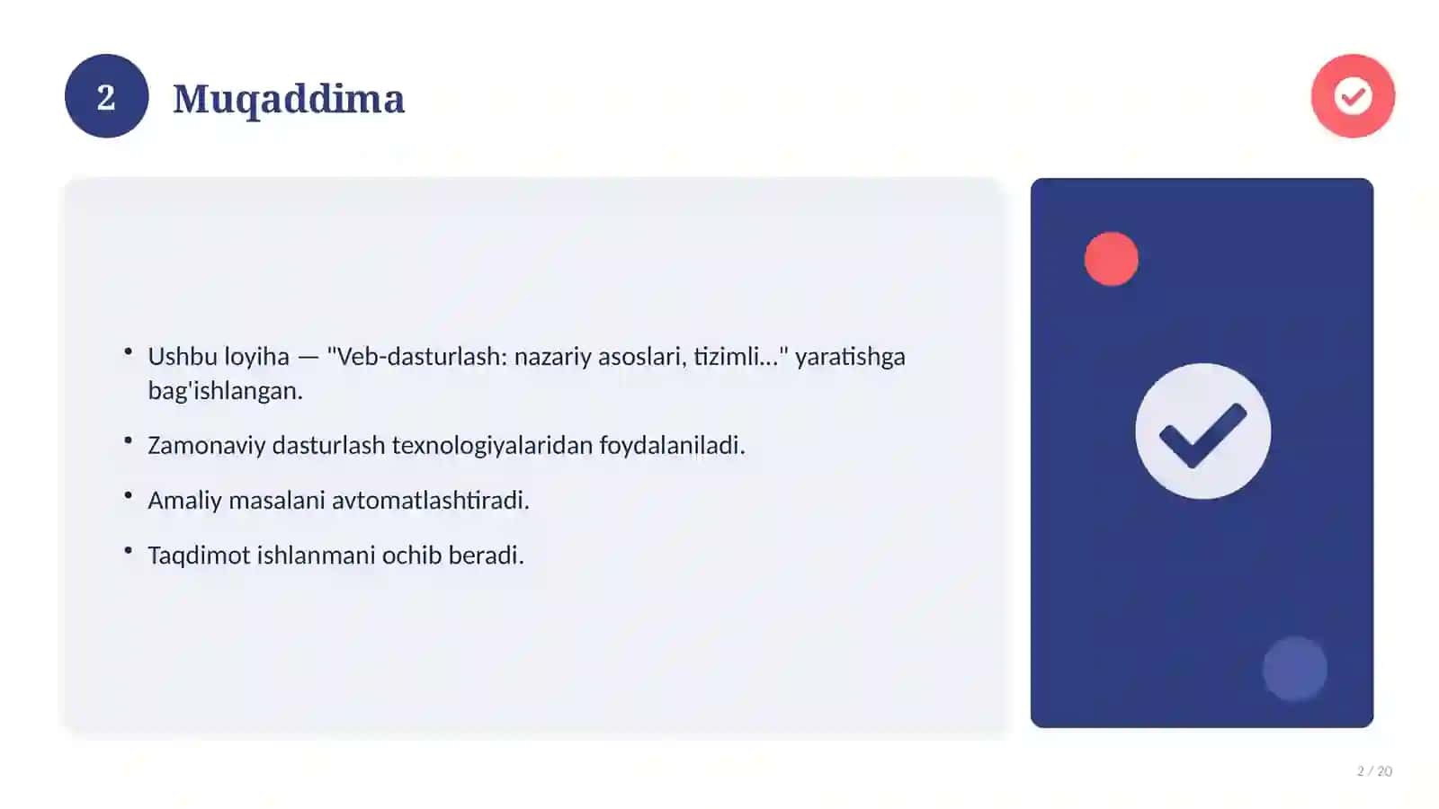 Veb-dasturlash: nazariy asoslari, tizimli yondashuvda (Esse) 2