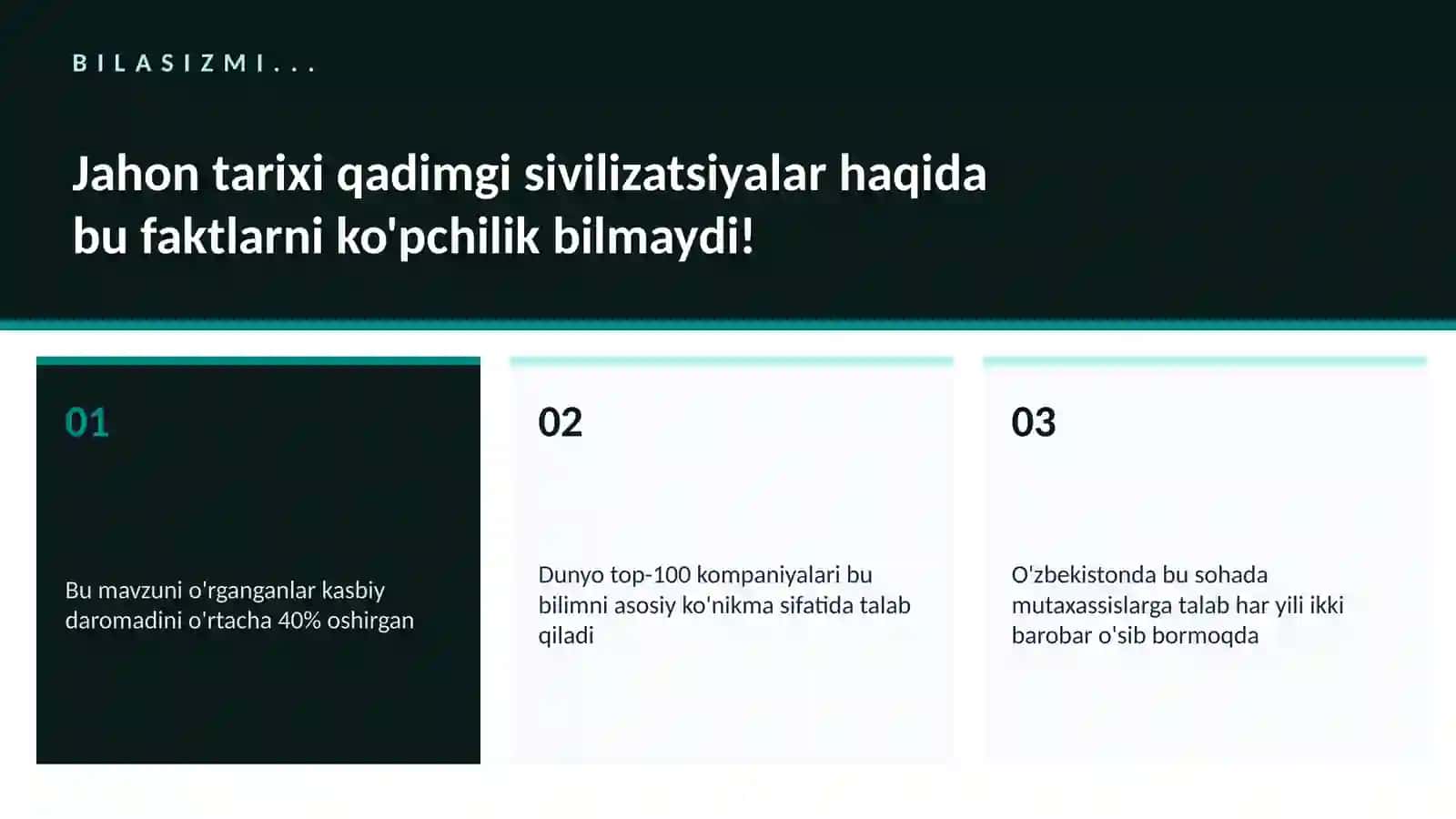 Jahon tarixi qadimgi sivilizatsiyalar 2
