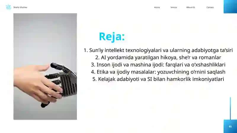 Sun’iy intellekt va adabiyot 2