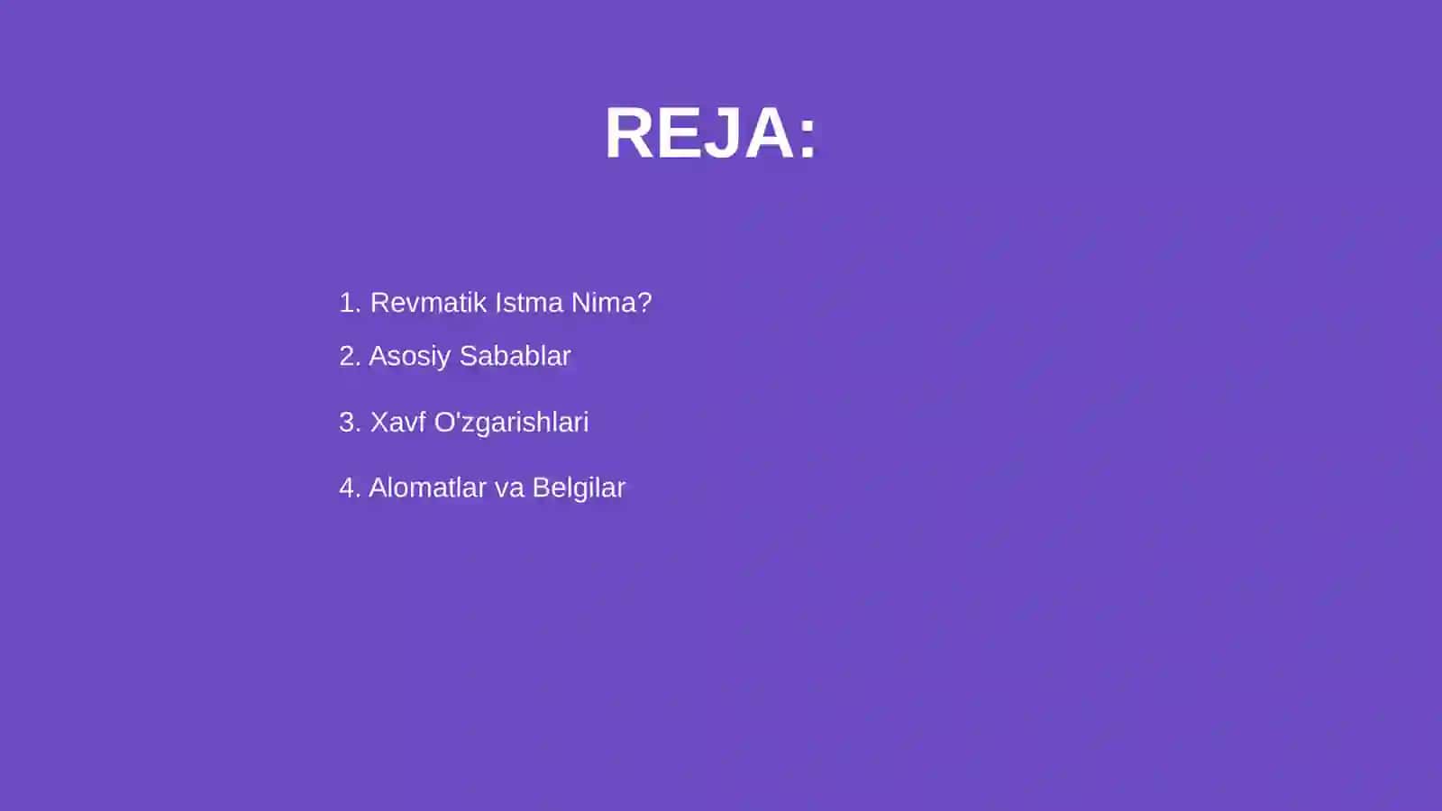 Revmatik istma 2