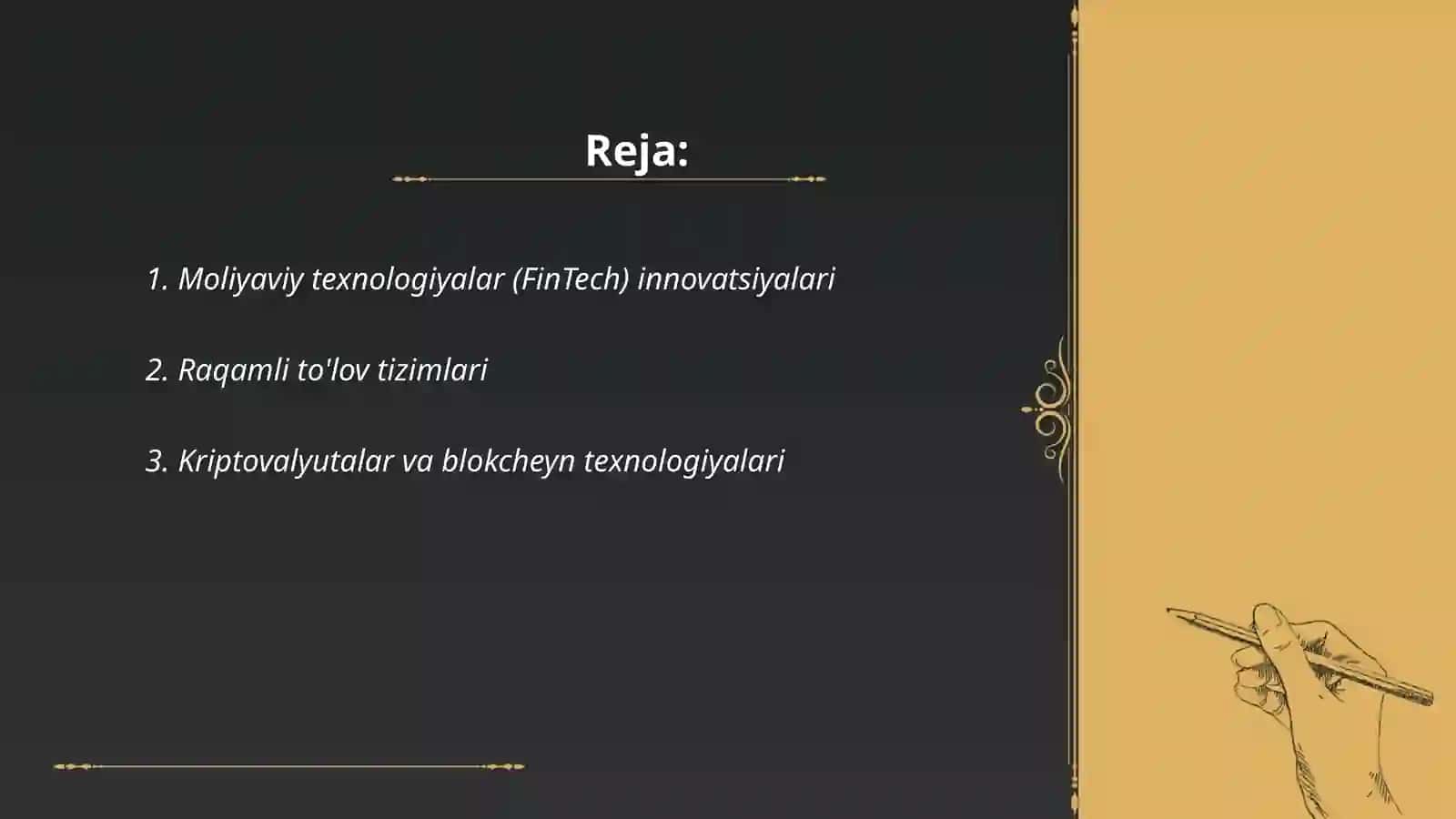 Moliyaviy Innovatsiyalar 2