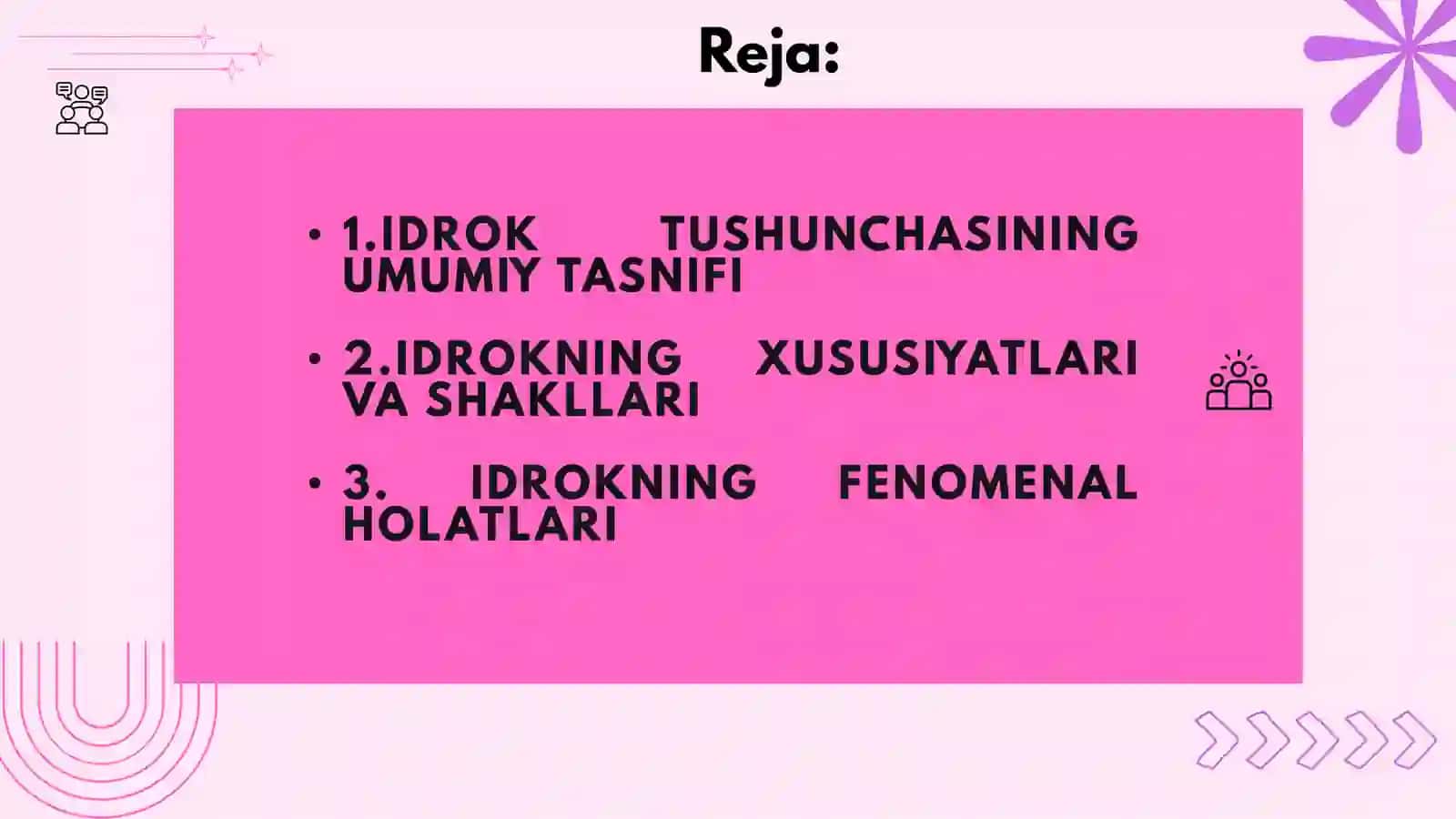 IDROKNING TA'RIFI VA UNING XUSUSIYATLARI 2
