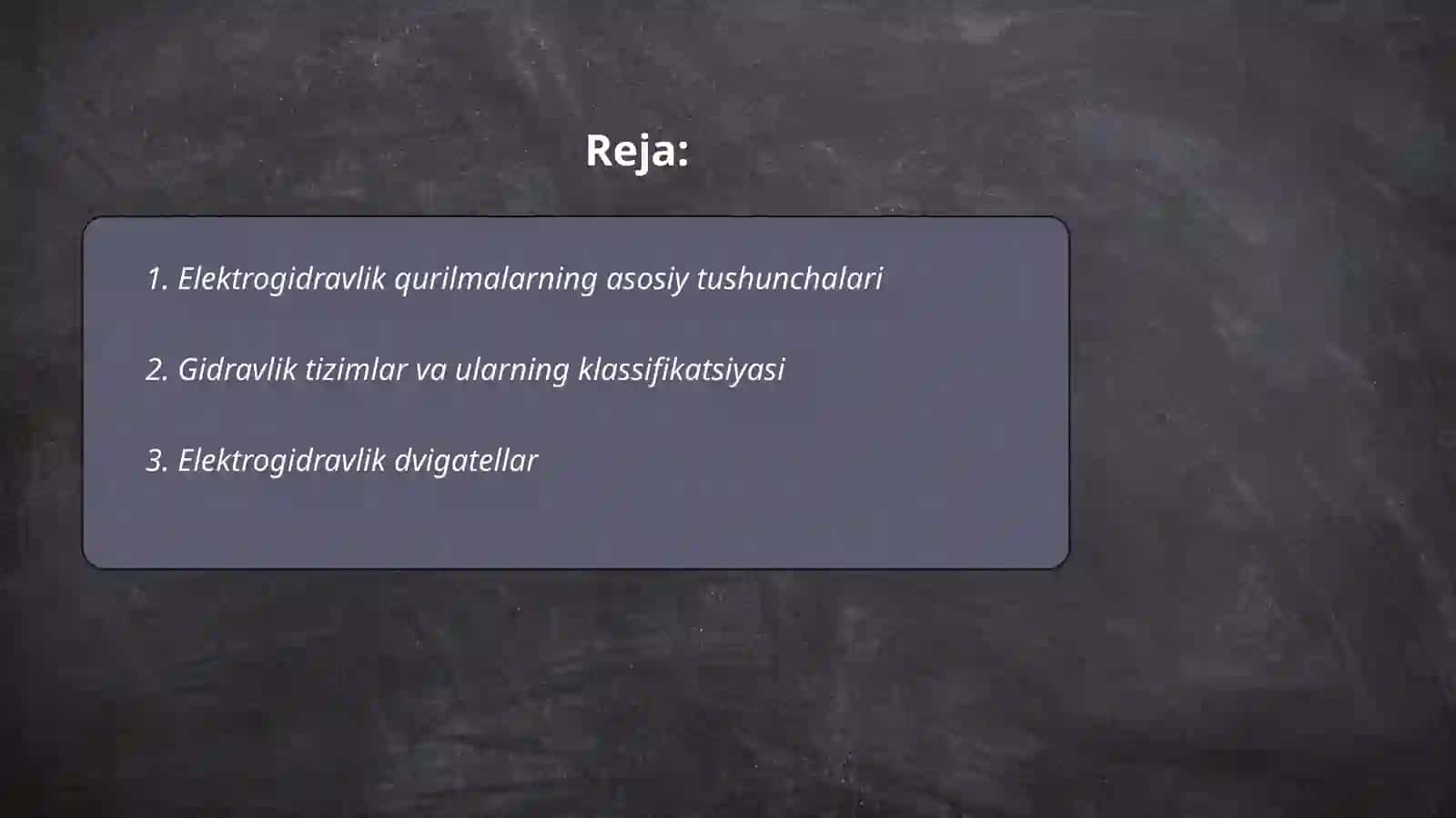 Elektrogidravlik qurilmalar 2