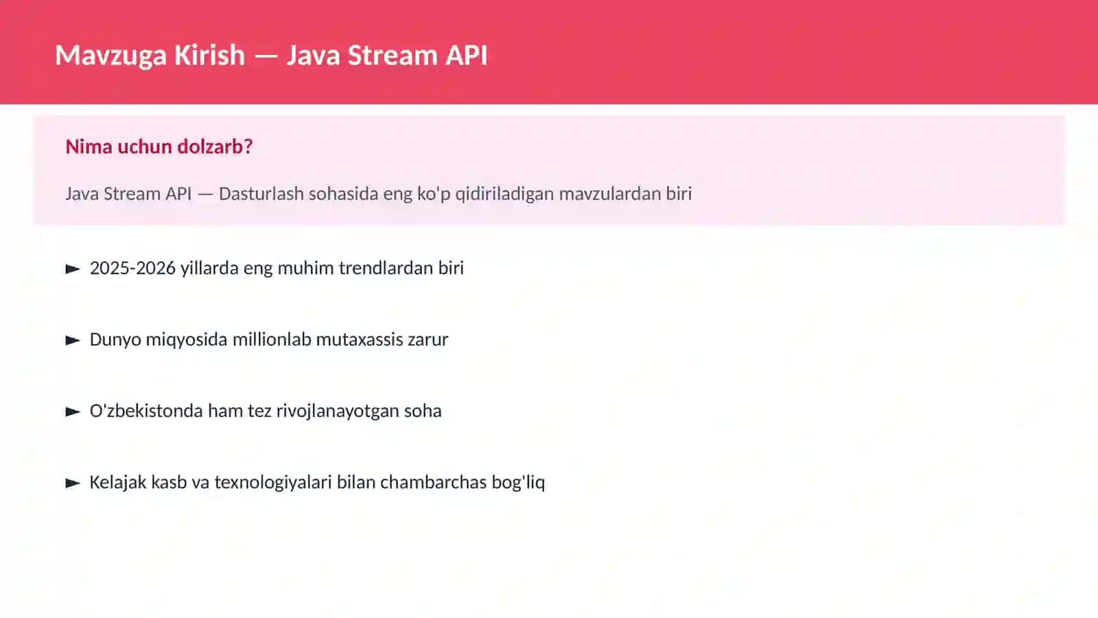 Java Stream API 2