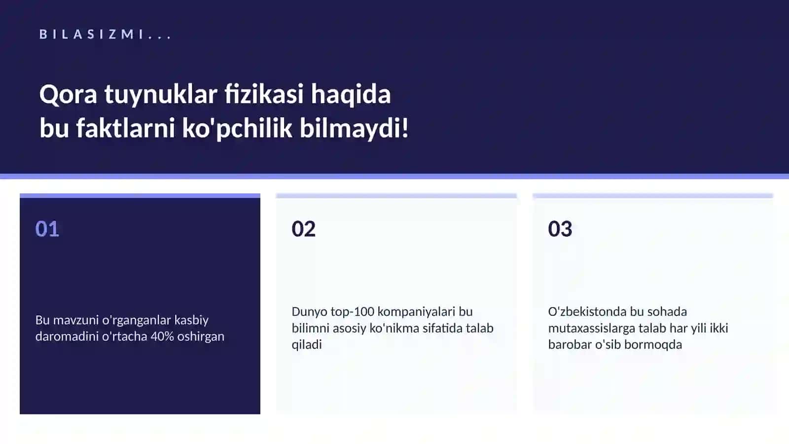 Qora tuynuklar fizikasi 2