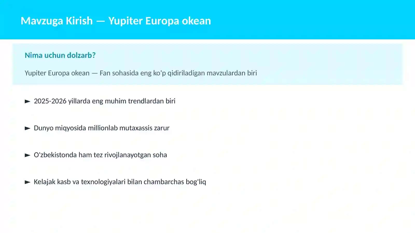 Yupiter Europa okean 2
