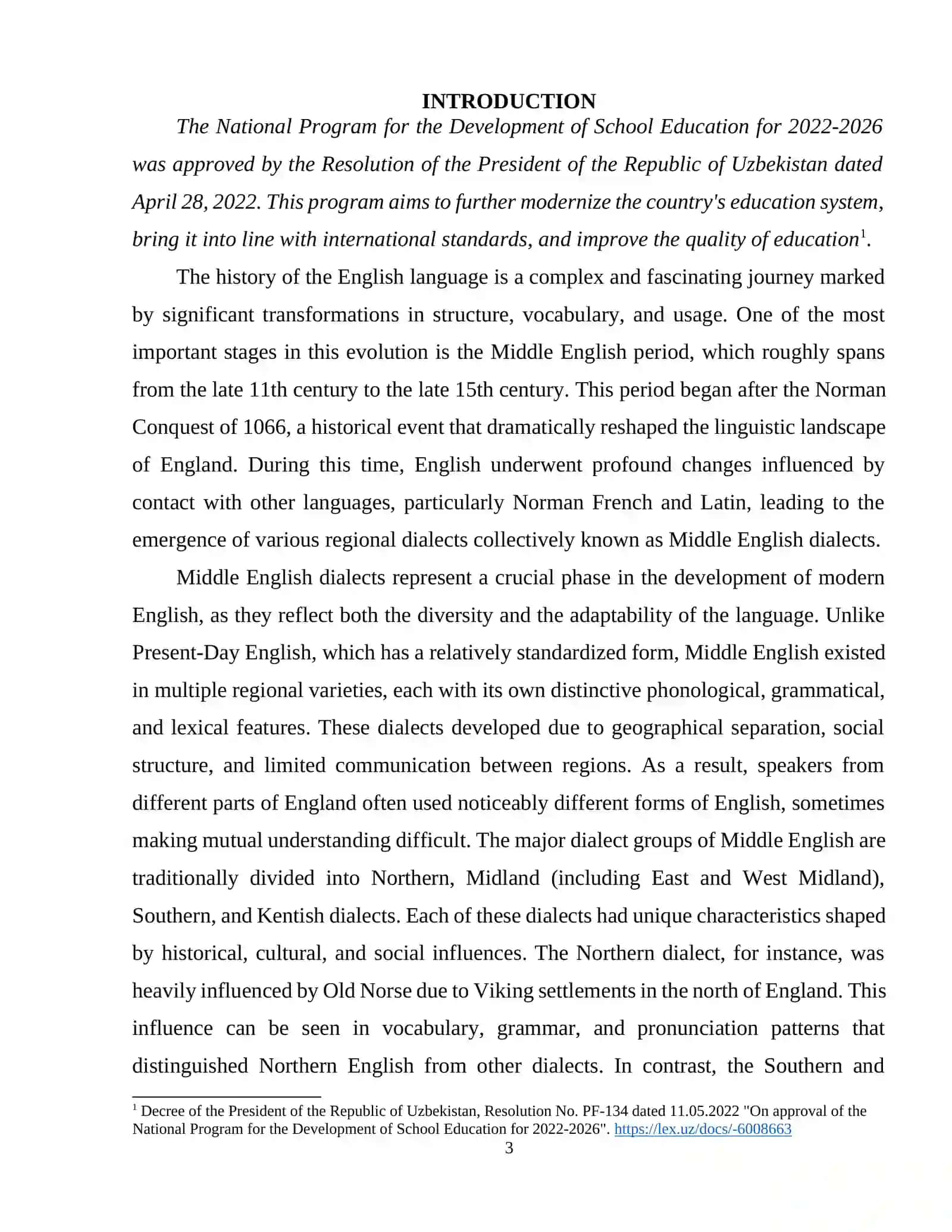 MIDDLE ENGLISH DIALECT 2