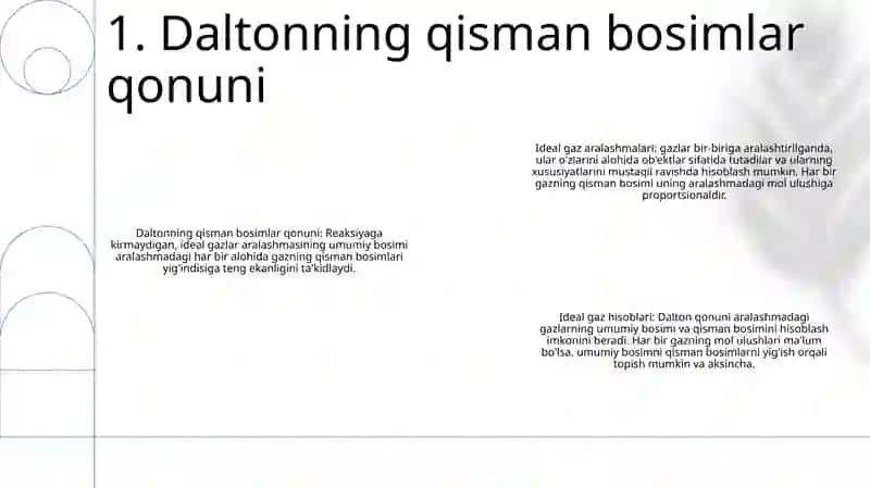Ideal Gaz Aralashmalari 2