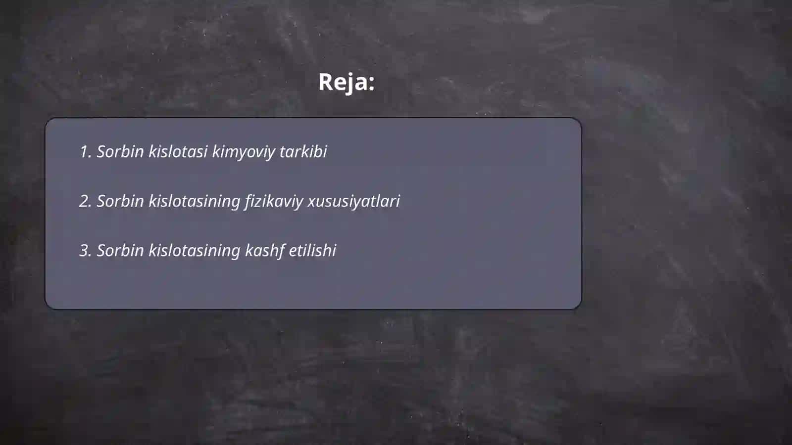 Sorbin kislotasi va uning tuzlari 2